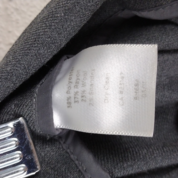 Talbots Signature Gray Mid Rise Flat Front Straight Leg Casual Trouser Pant - Picture 7 of 12